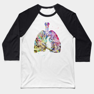 Lungs and Heart Baseball T-Shirt